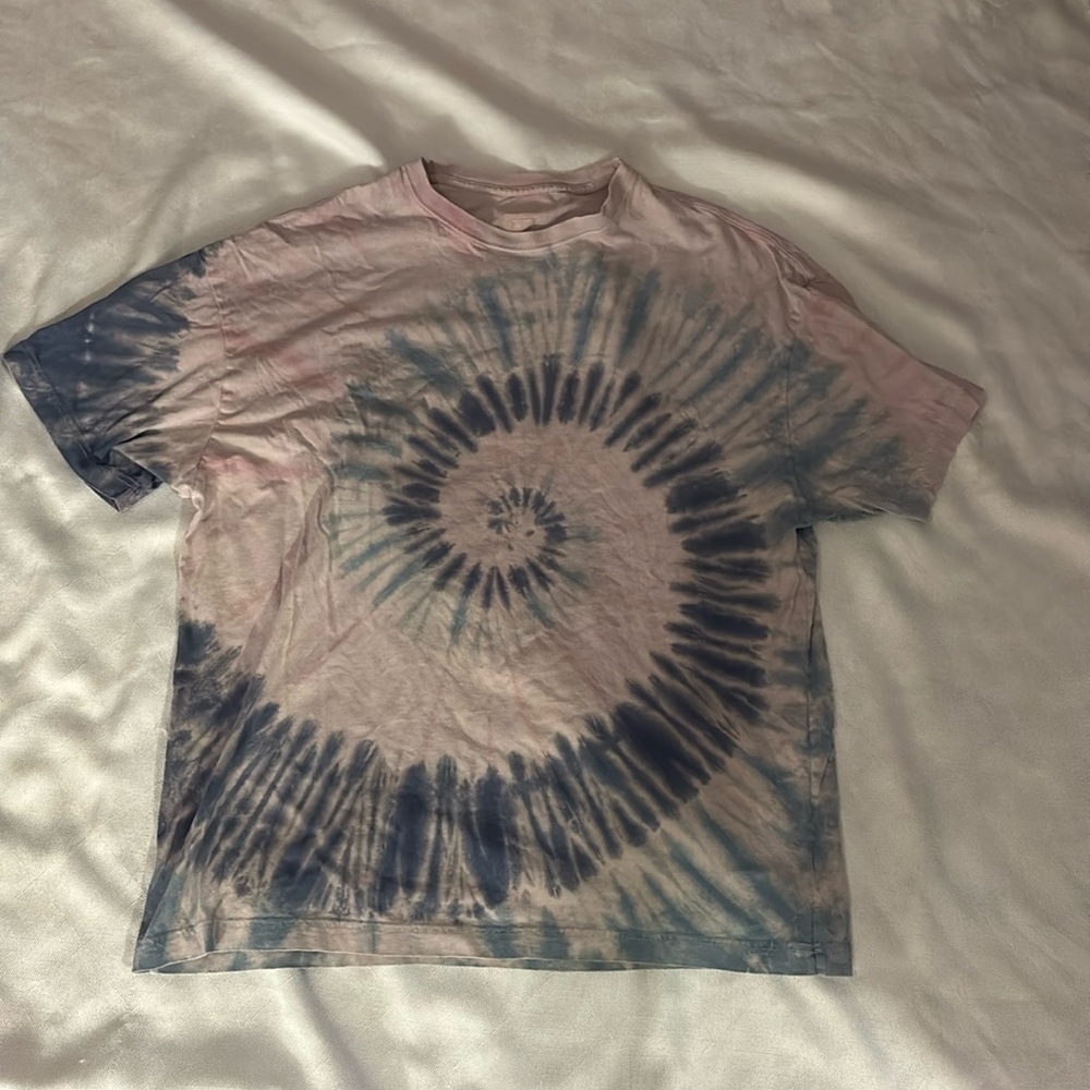 VS pink tie dye oversized tshirt OS